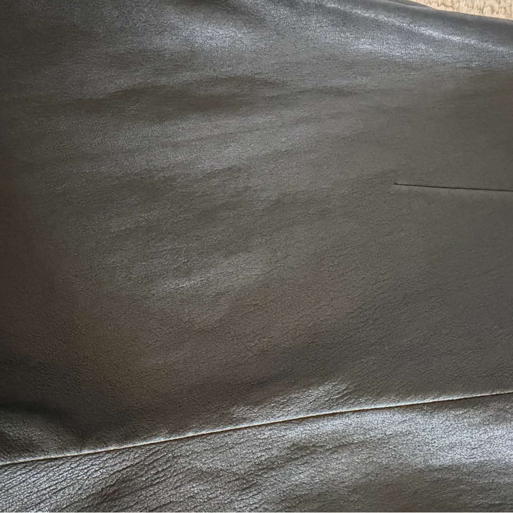 Ralph Lauren Purple Label Black Leather Pants Size 2 - Picture 12 of 13